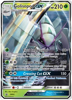 SM Black Star Promos Golisopod GX Pokémon card